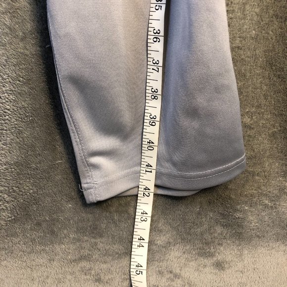 Nike Swingman Dri-Fit Men's Med. Solid White Straight Leg Baseball Pants Pockets - Picture 9 of 13